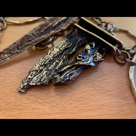 Vintage Brutalist / Modernist Necklace - Picture 9 of 11